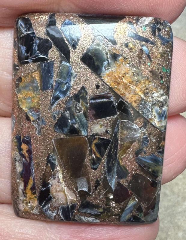 Rectangle 39x28mm Mohave Pietersite Cabochon 03