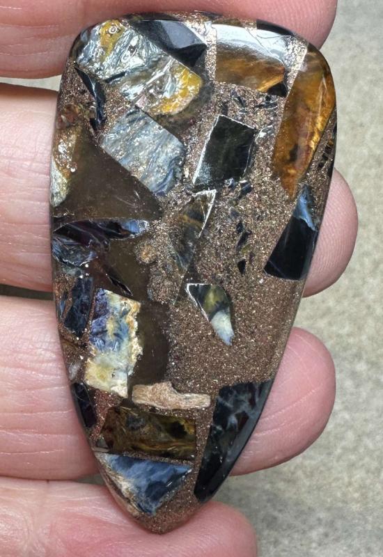 Freeform 51x26mm Mohave Pietersite Cabochon 10