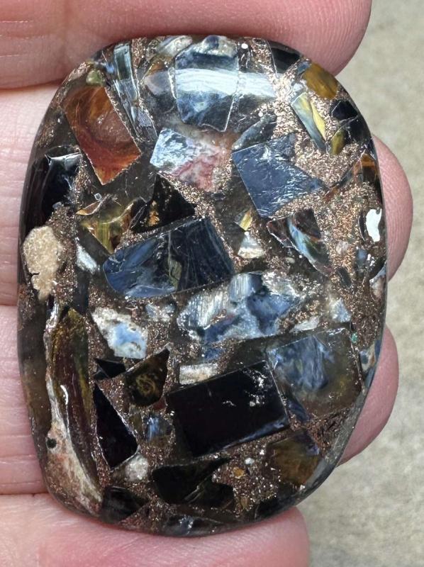 Freeform 38x28mm Mohave Pietersite Cabochon 12