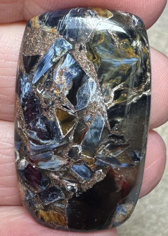 Rectangle 38x22mm Mohave Pietersite Cabochon 15