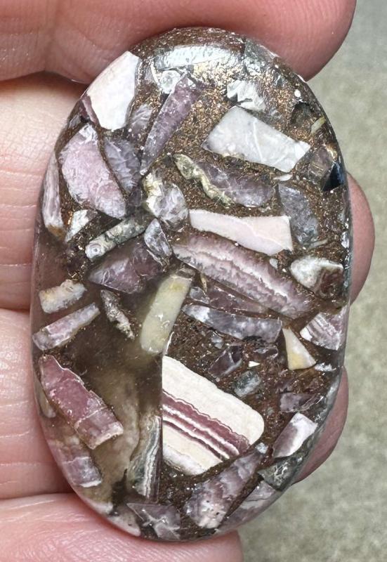 Oval 41x24mm Mohave Rhodochrosite Cabochon 29