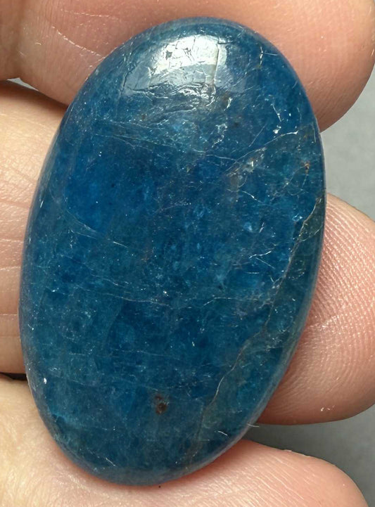 Oval 30x18mm Neon Apatite Cabochon 43
