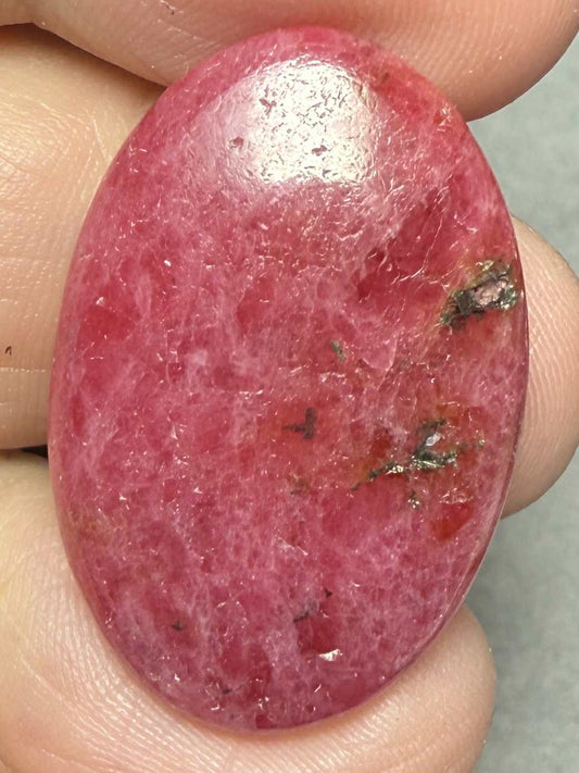 Oval 30x20mm Rhodonite Cabochon 45