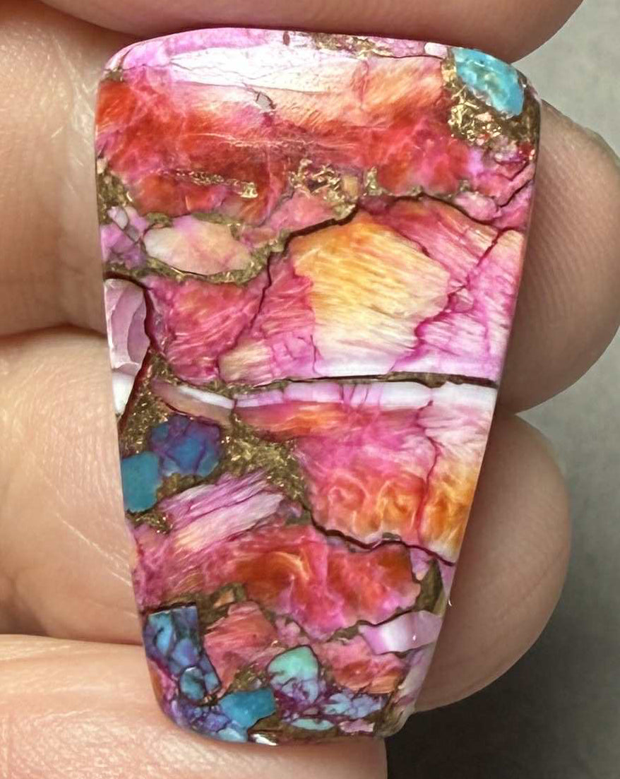 Freeform 28x18mm Starburst Dahlia Cabochon 12