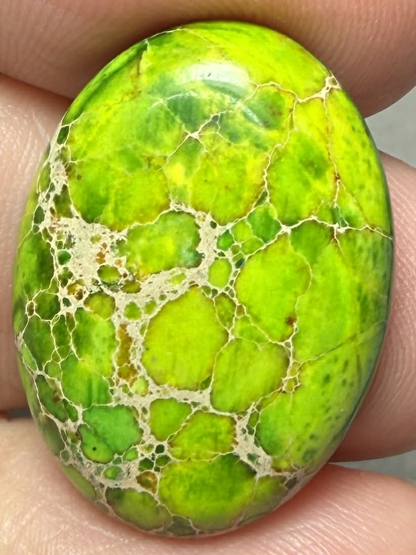 Oval 25x18mm Sea Sediment Jasper Cabochon 100