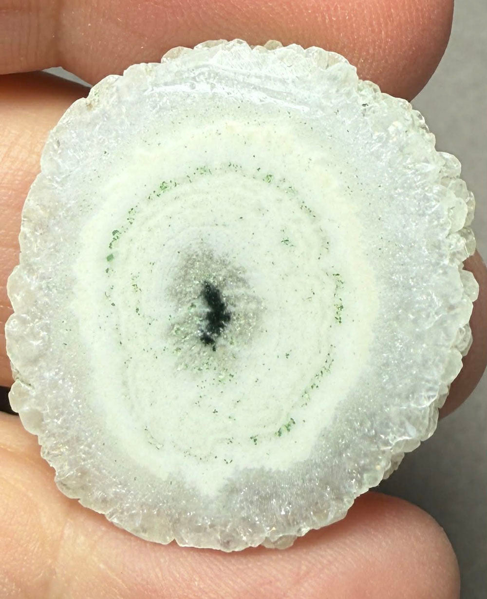 Freeform 30x28mm Natural Solar Quartz Slice 05