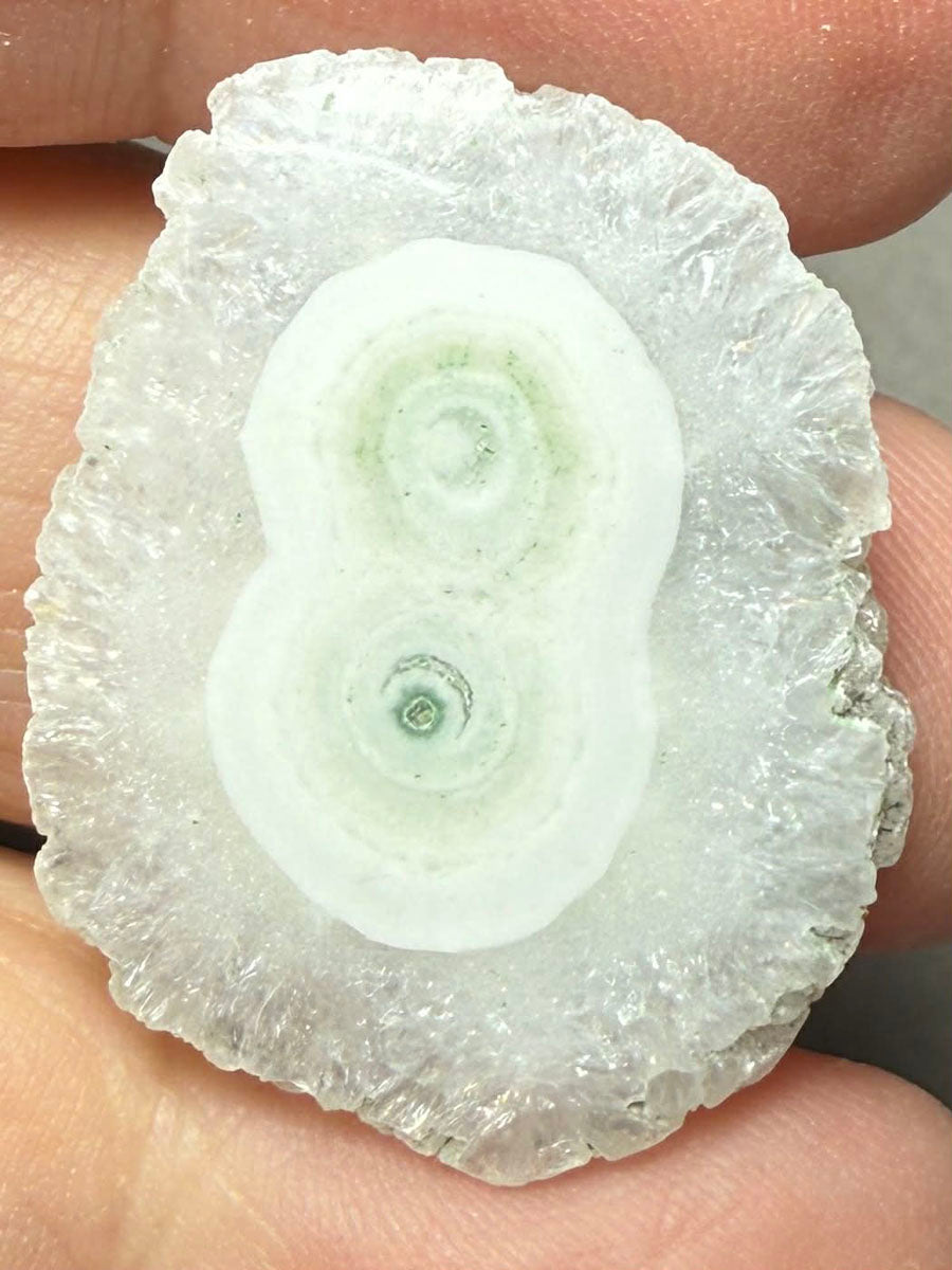 Freeform 30x23mm Natural Solar Quartz Slice 07