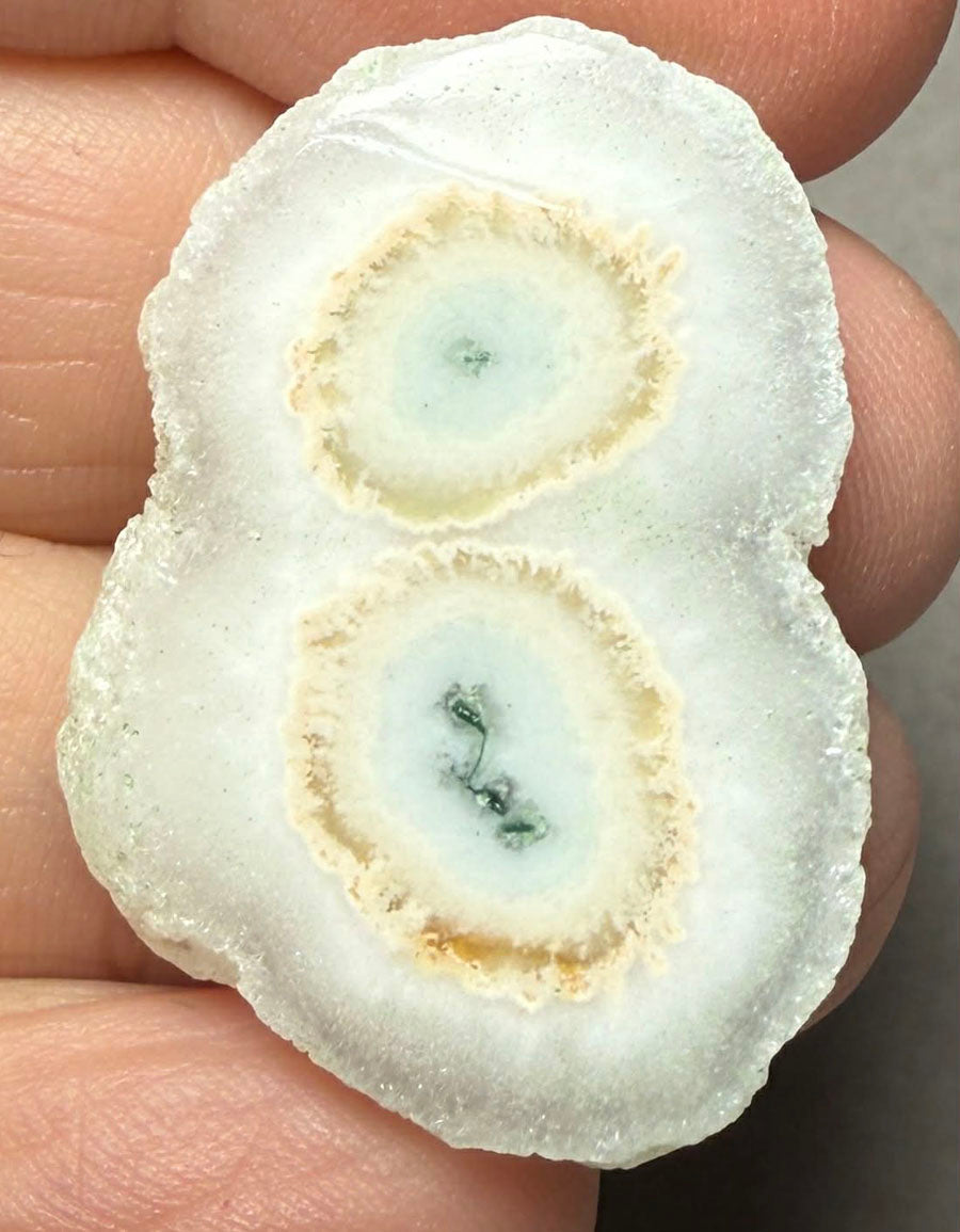 Freeform 33x23mm Natural Solar Quartz Slice 09