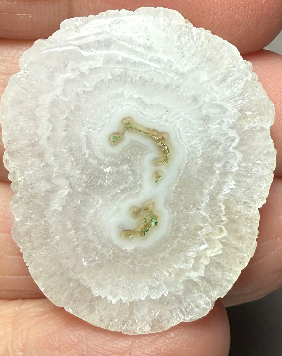 Freeform 33x28mm Natural Solar Quartz Slice 14