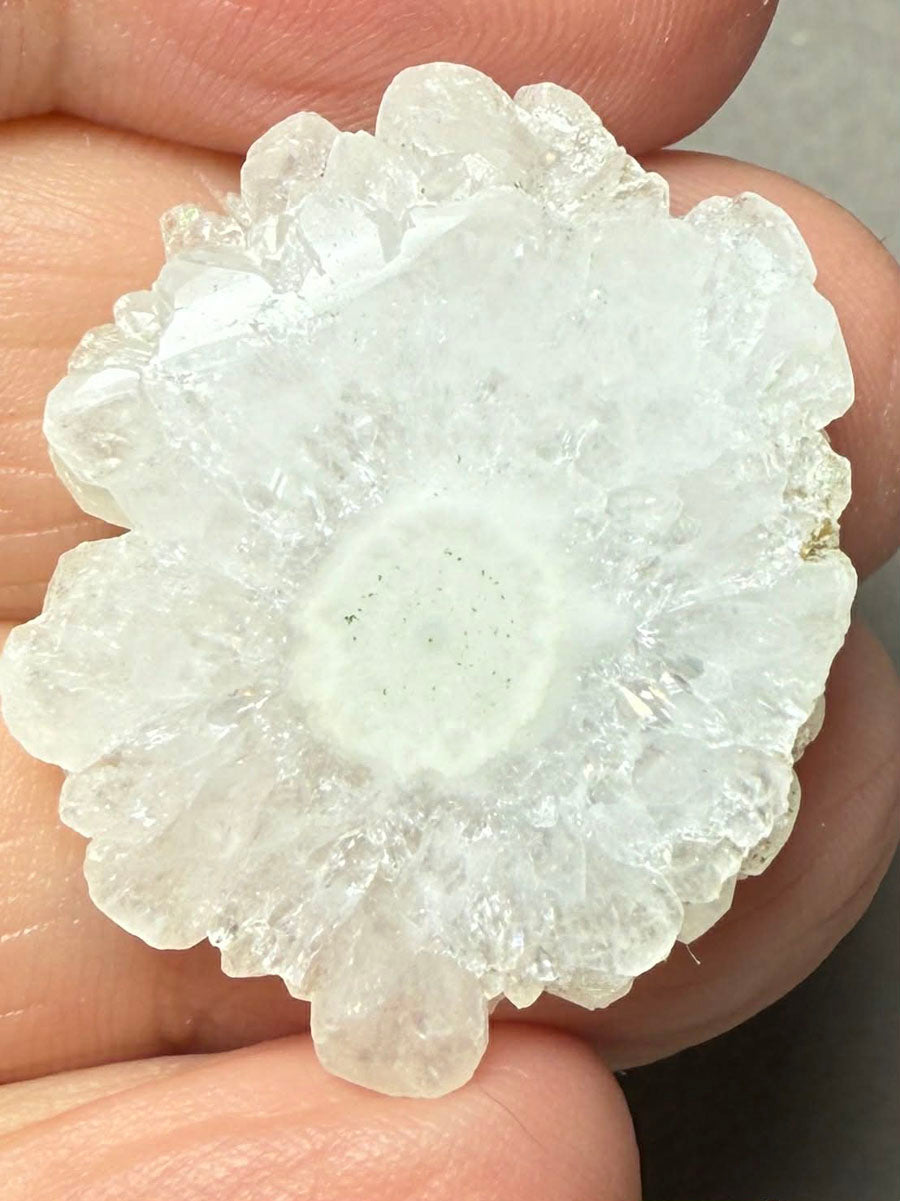 Freeform 30x25mm Natural Solar Quartz Slice 22