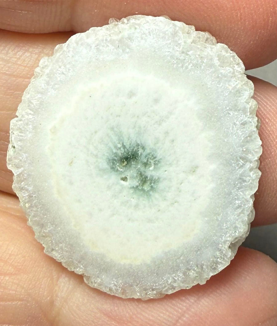 Freeform 28x25mm Natural Solar Quartz Slice 25