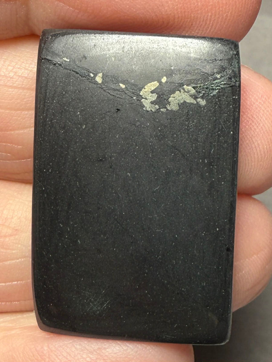 Rectangle 32x20mm Shungite Cabochon 26