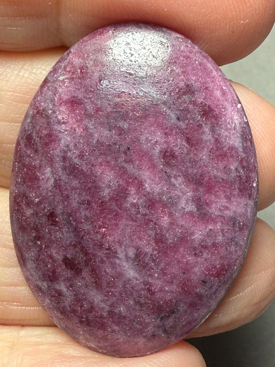 Oval 38x27mm Indian Ruby Cabochon 09