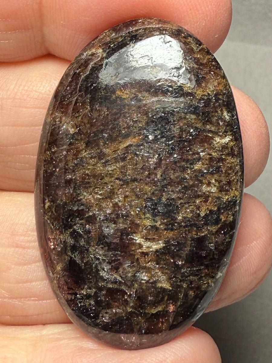 Oval 40x25mm Indian Garnet Cabochon 16