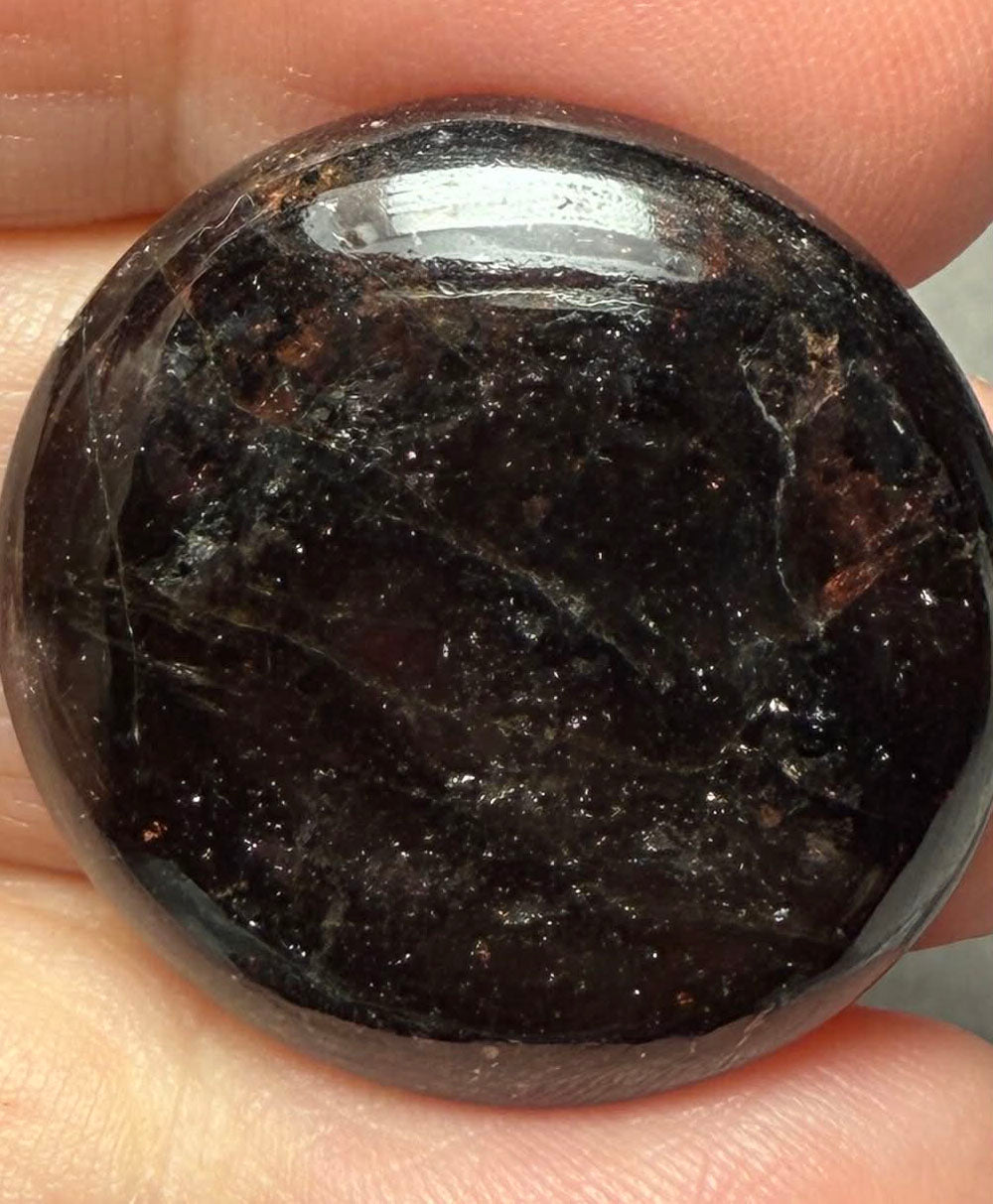Round 27x27mm Indian Garnet Cabochon 20