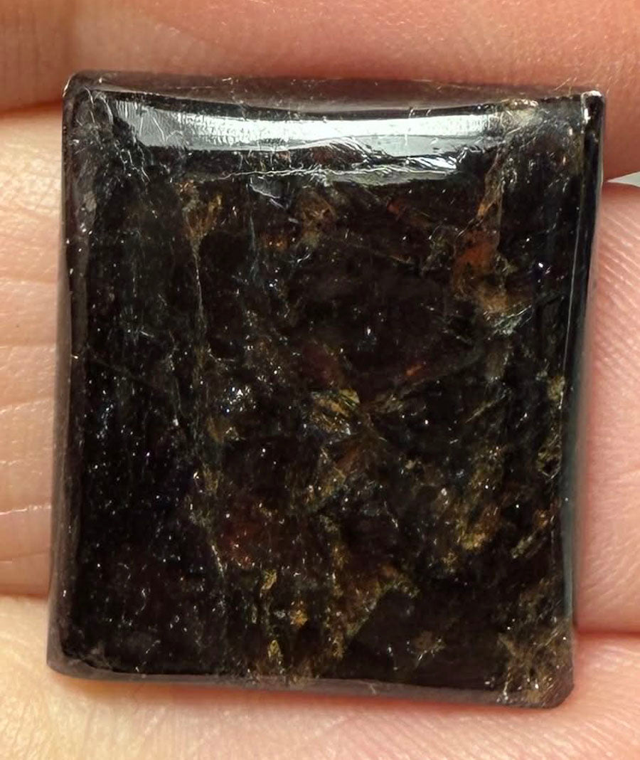 Rectangle 20x17mm Indian Garnet Cabochon 24