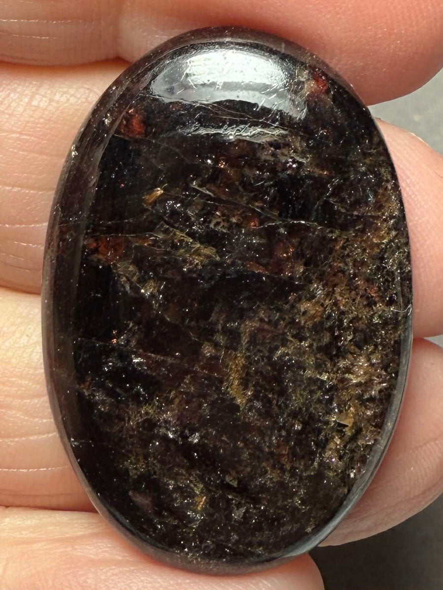 Oval 36x24mm Indian Garnet Cabochon 28