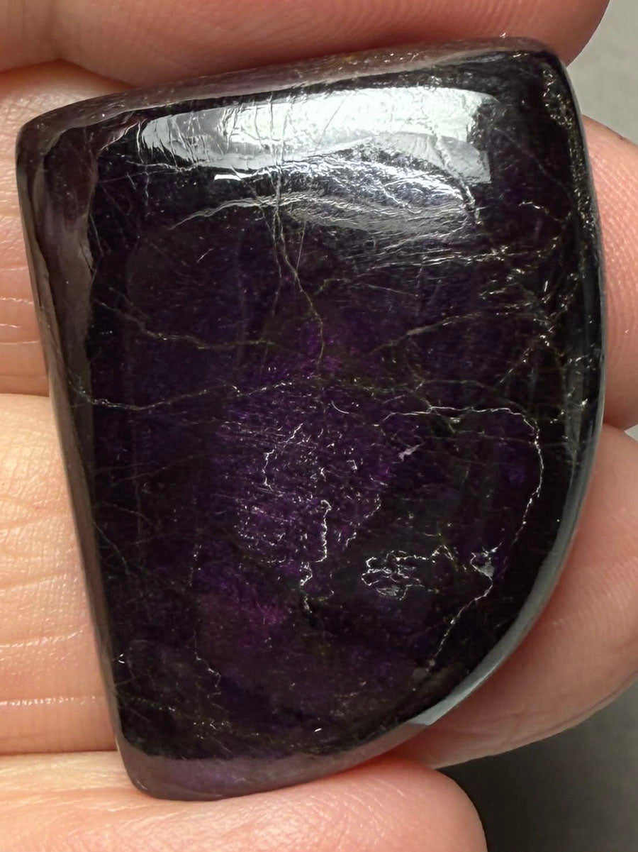 Freeform 29x23mm Purpurite Cabochon 25