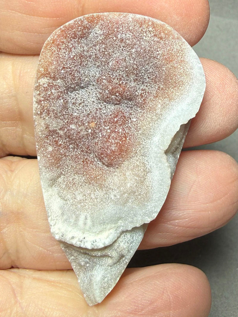 Teardrop 50x28mm Druzy Desert Chalcedony Cabochon 29