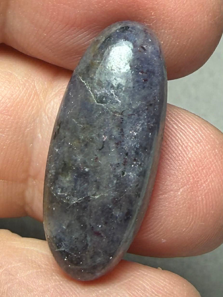 Oval 27x11mm Iolite Cabochon 23