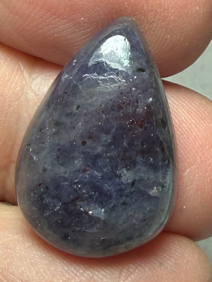 Teardrop 22x15mm Iolite Cabochon 28