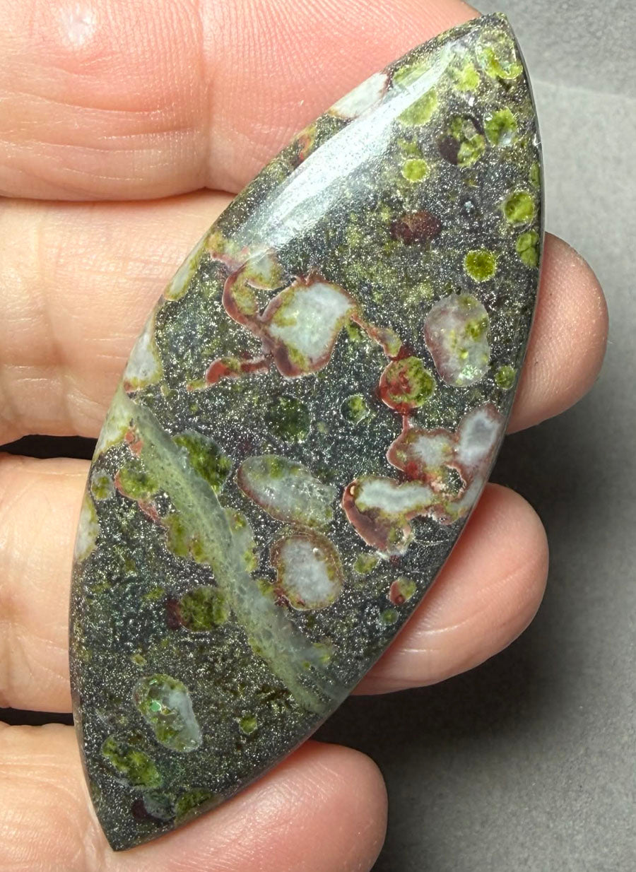 Marquise 68x28mm Epidote Cabochon 42