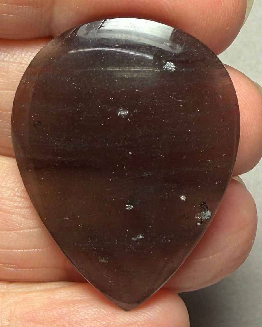 Teardrop 35x27mm Agni Manitite Cabochon 05