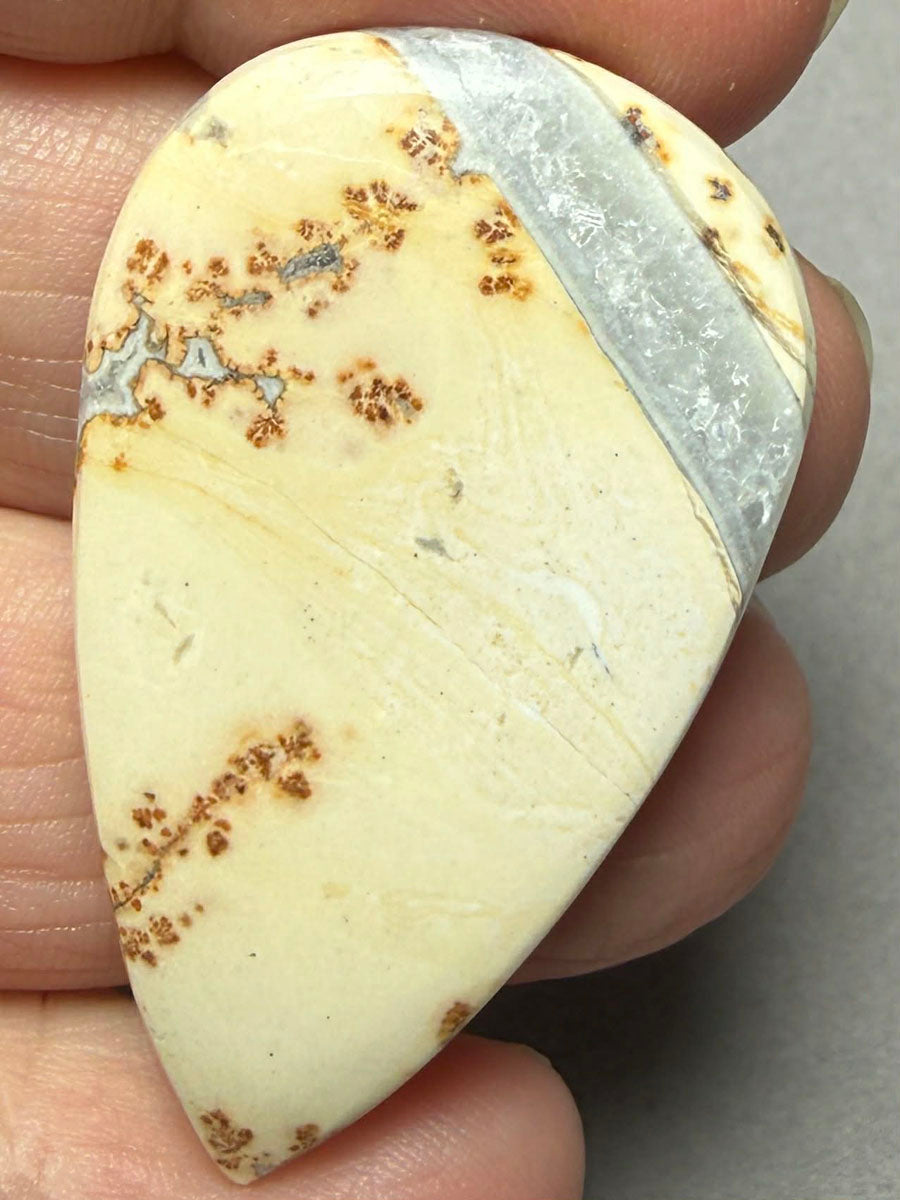 Teardrop 44x26mm Maligano Jasper Cabochon 69