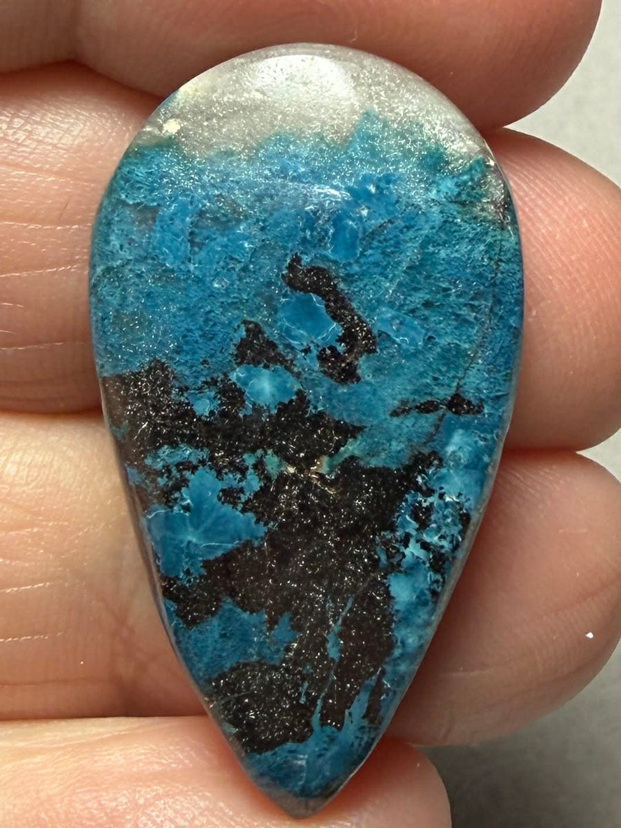 Teardrop 34x19mm Shattuckite Cabochon 82
