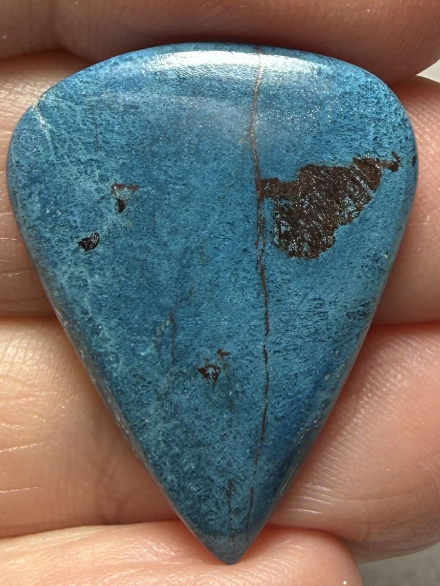 Teardrop 29x23mm Shattuckite Cabochon 95