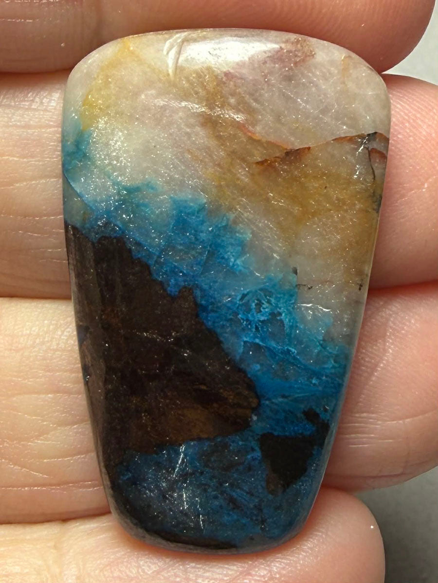 Freeform 35x22mm Shattuckite Cabochon 98