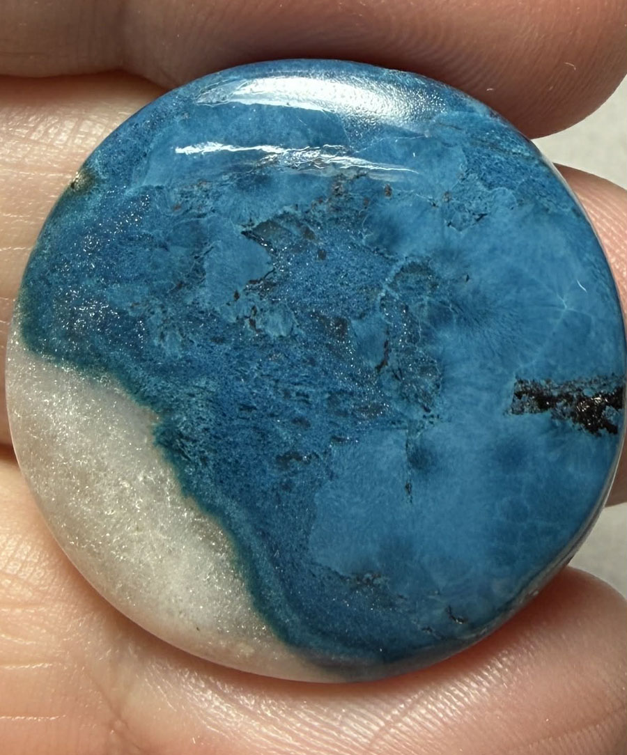 Round 28x28mm Shattuckite Cabochon 99