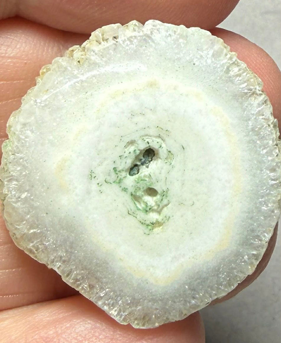 Freeform 28x28mm Natural Solar Quartz Slice 36