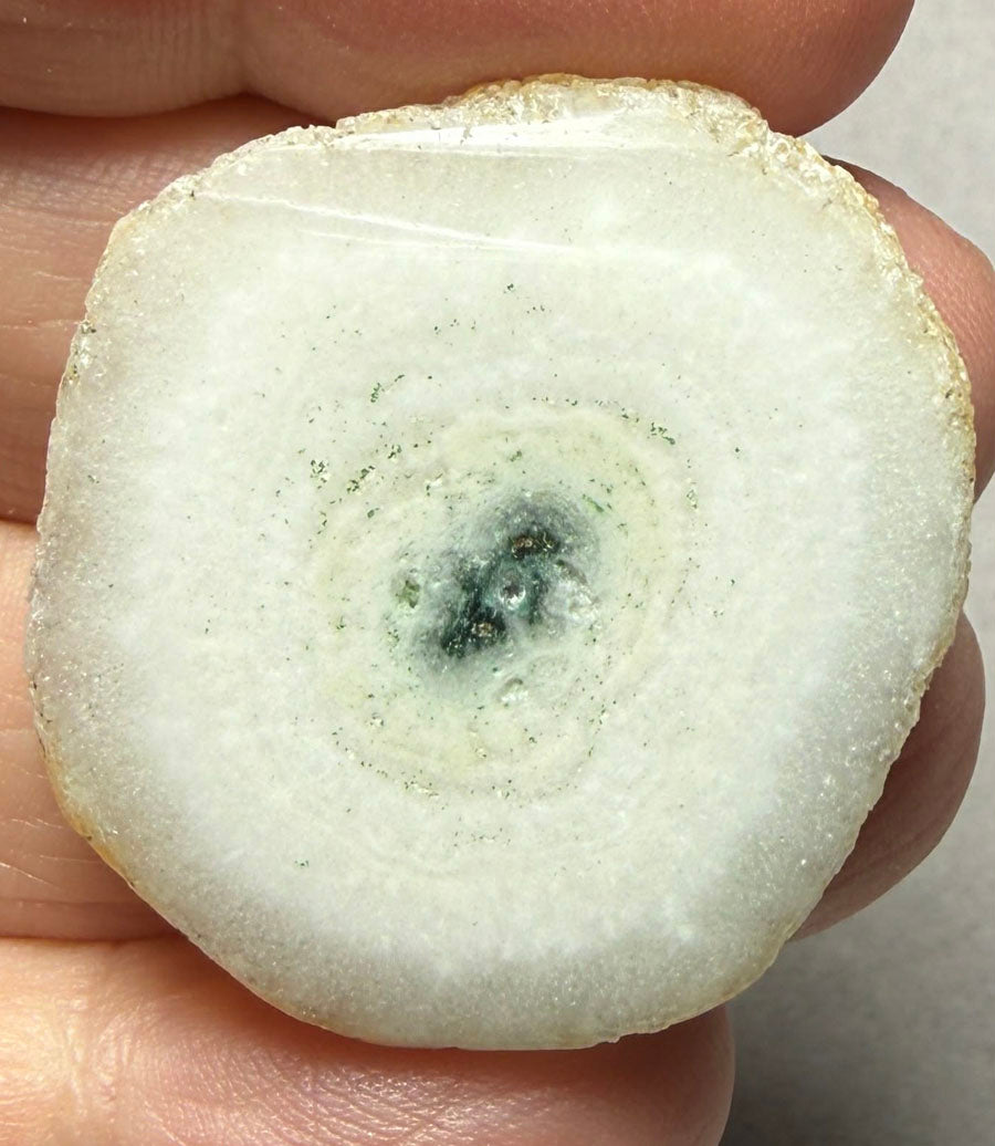 Freeform 34x31mm Natural Solar Quartz Slice 38