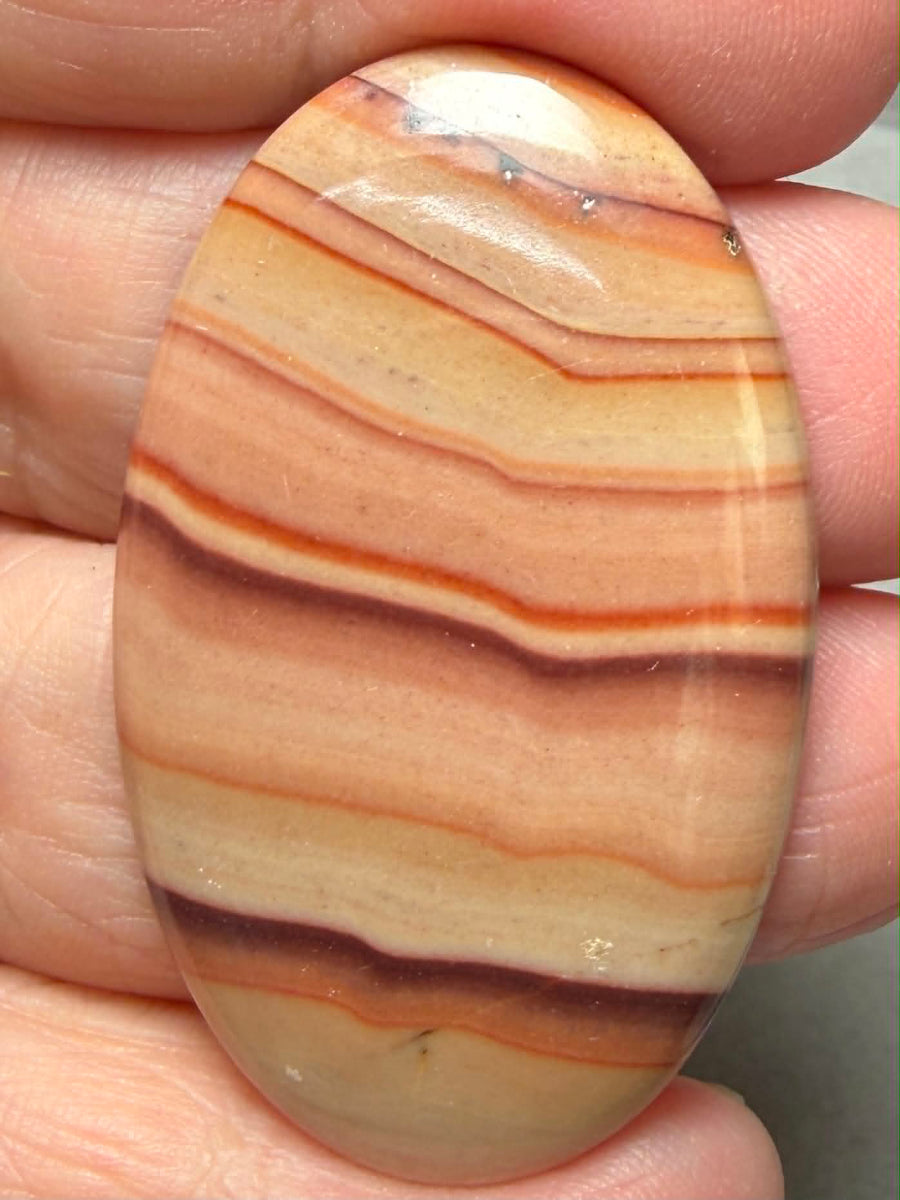 Oval 45x28mm Rolling Hills Wave Dolomite Cabochon 34