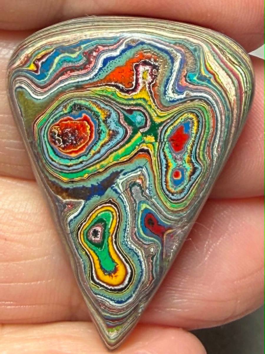 Teardrop 34x24mm Funkite Cabochon 01