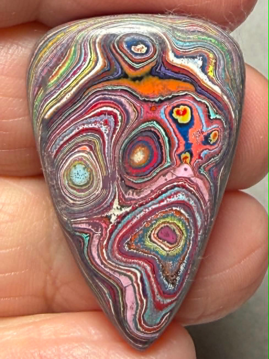 Teardrop 33x22mm Funkite Cabochon 09