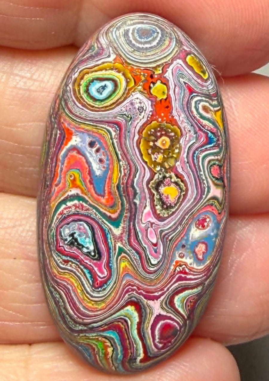 Oval 37x19mm Funkite Cabochon 11