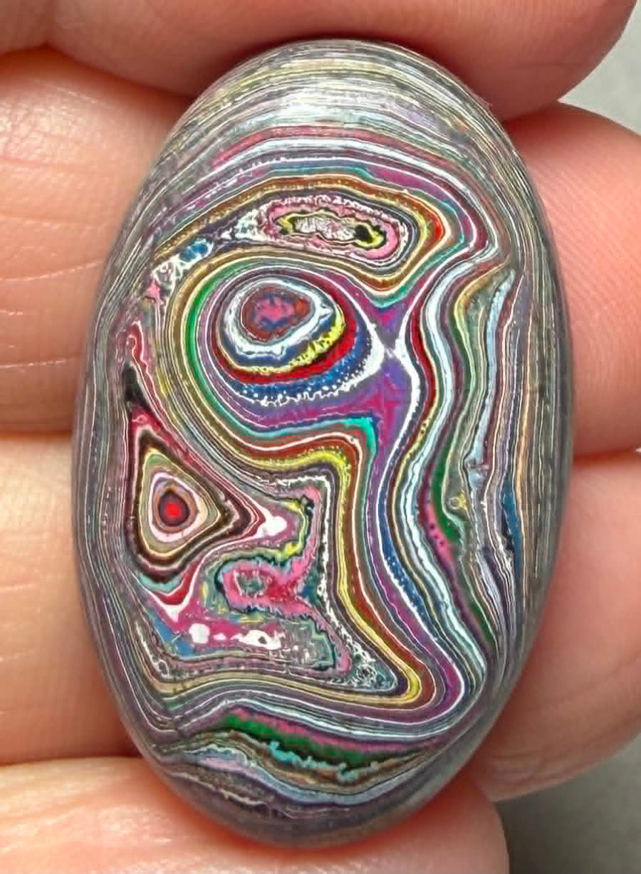 Oval 31x19mm Funkite Cabochon 27