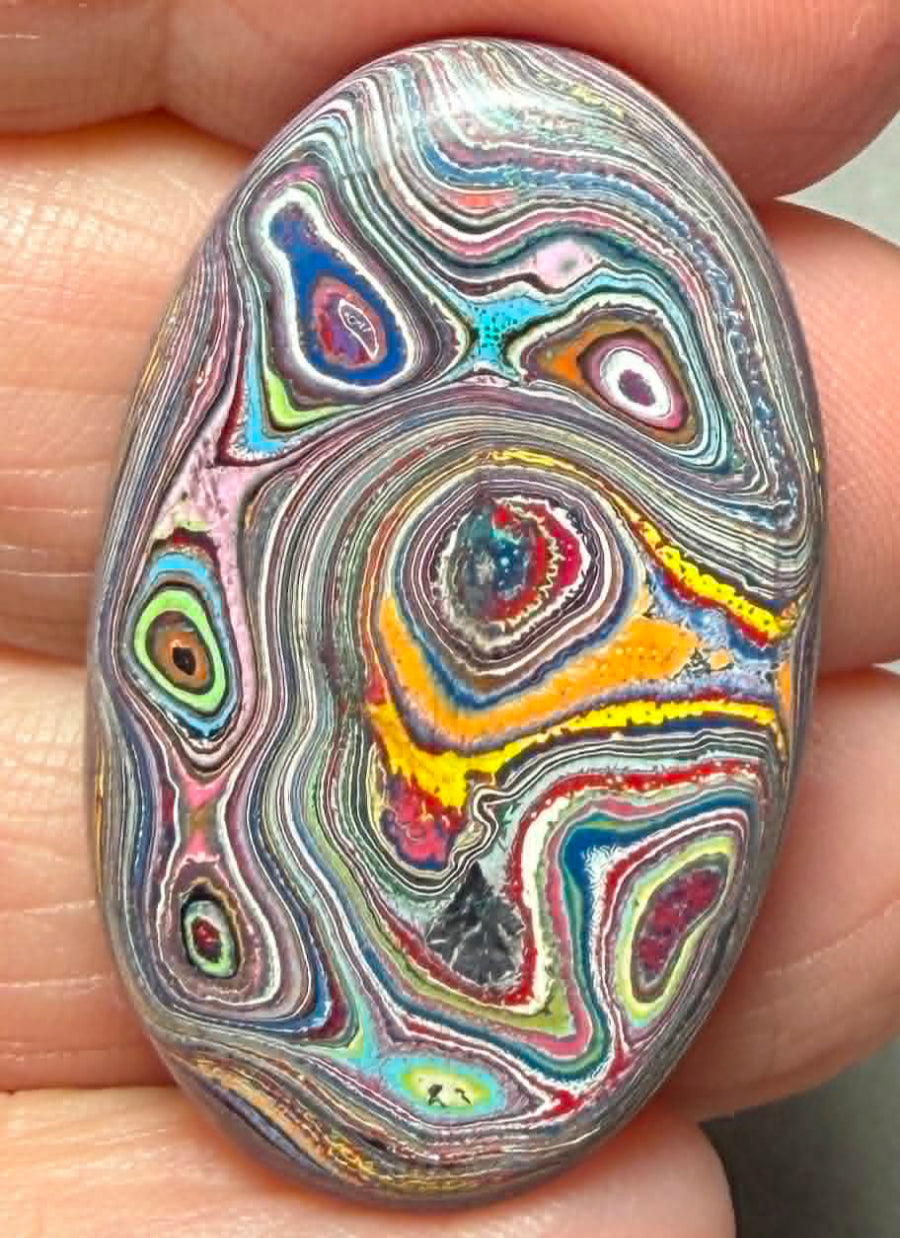 Oval 34x21mm Funkite Cabochon 28