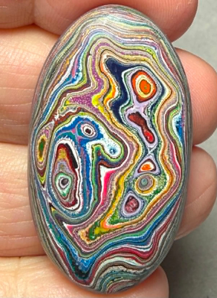 Oval 40x23mm Funkite Cabochon 29