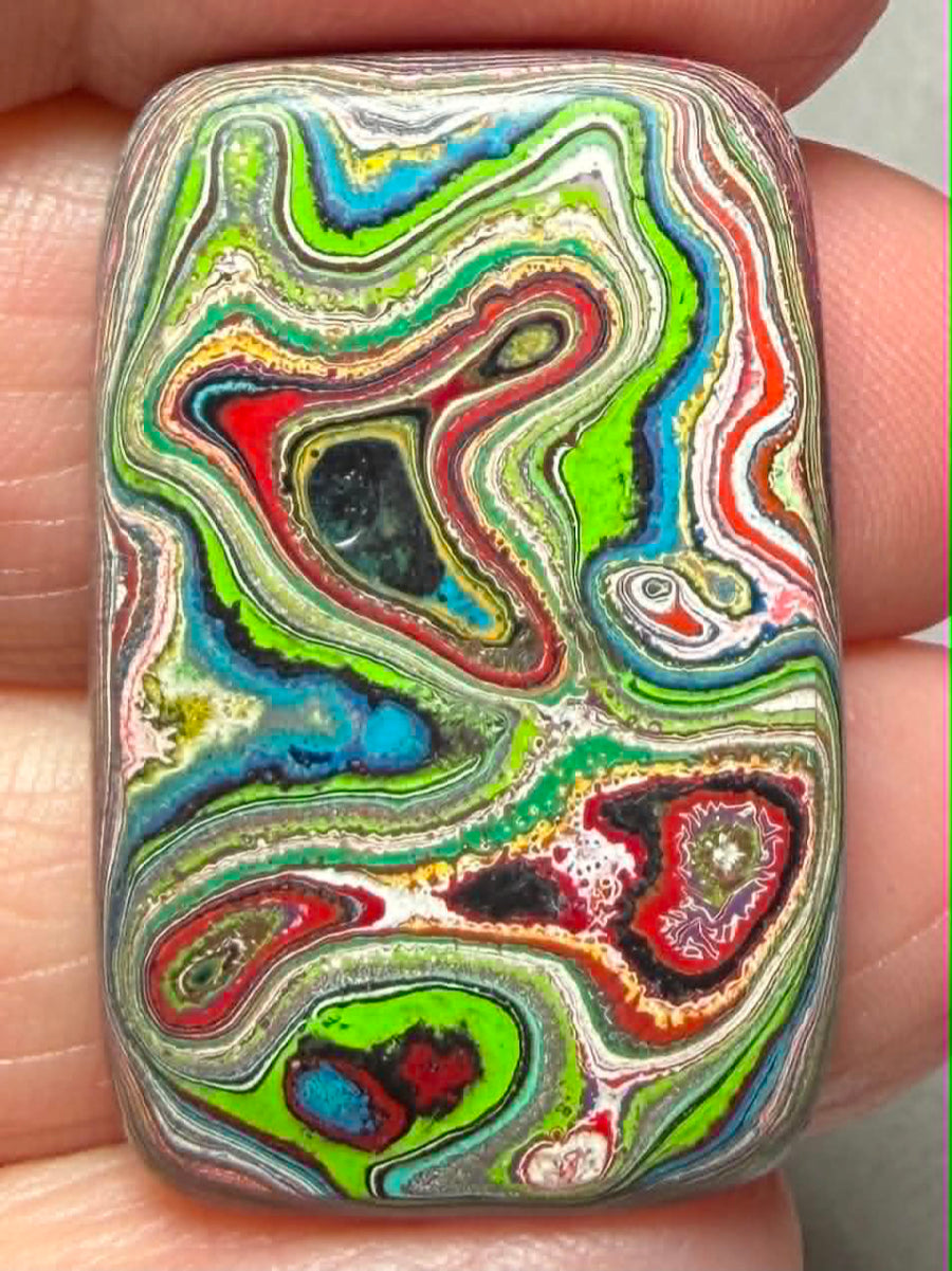 Rectangle 31x20mm Funkite Cabochon 32