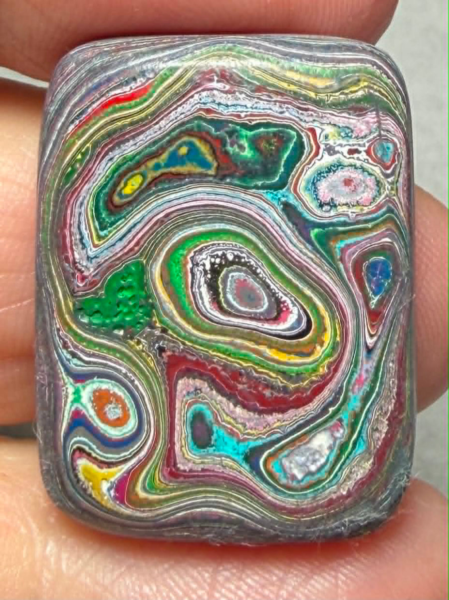 Rectangle 27x20mm Funkite Cabochon 35