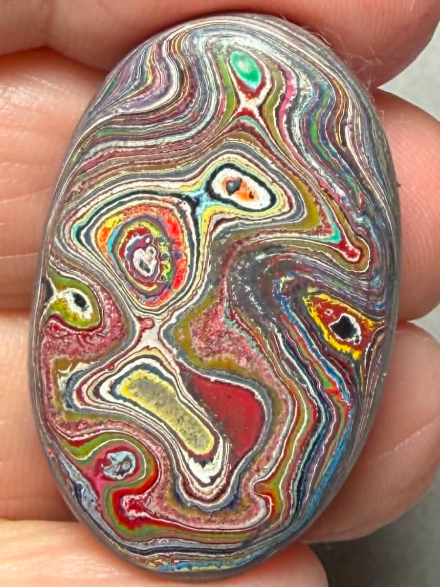 Oval 33x20mm Funkite Cabochon 39
