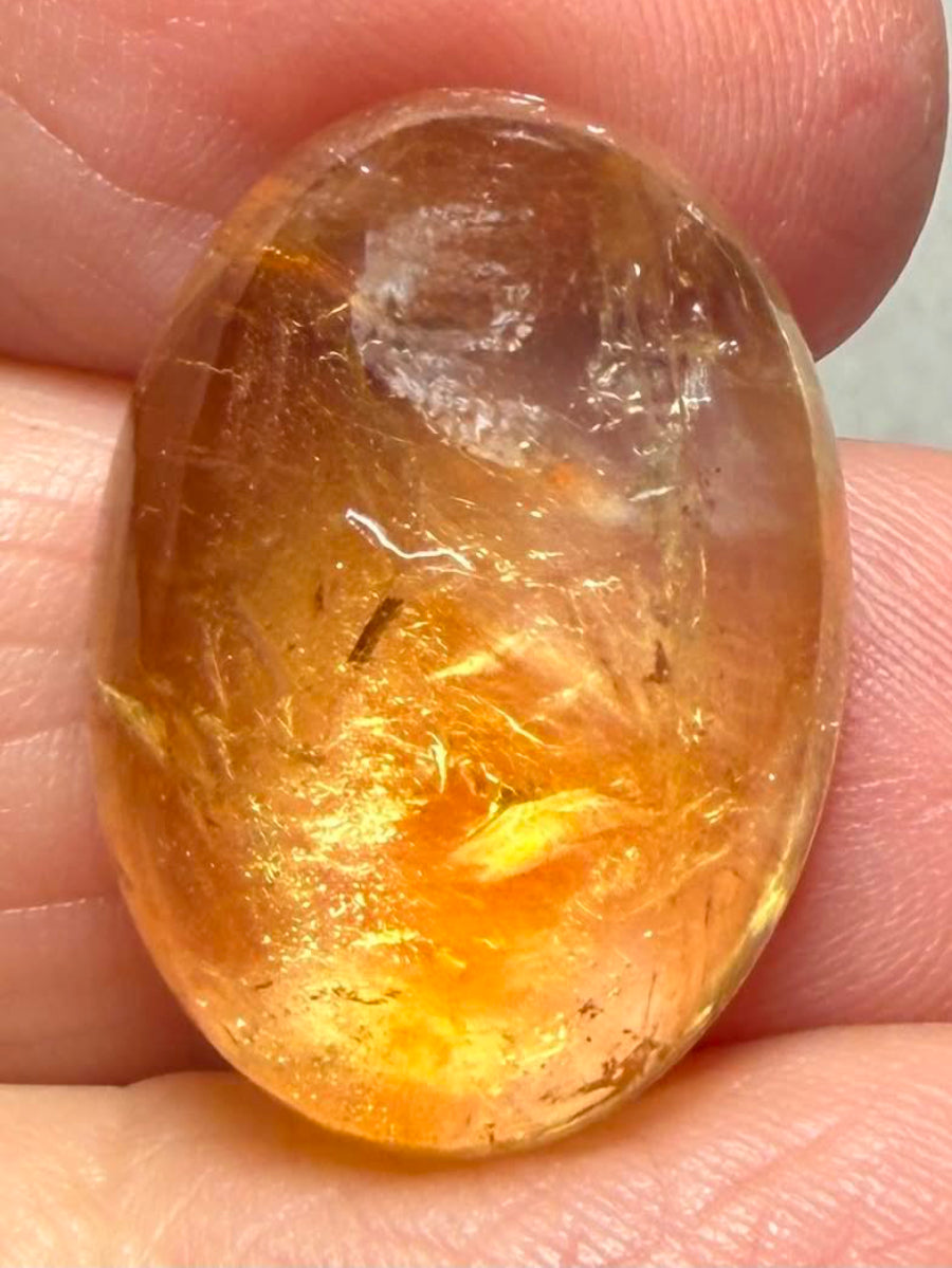 Oval 23x16mm Citrine Cabochon 29