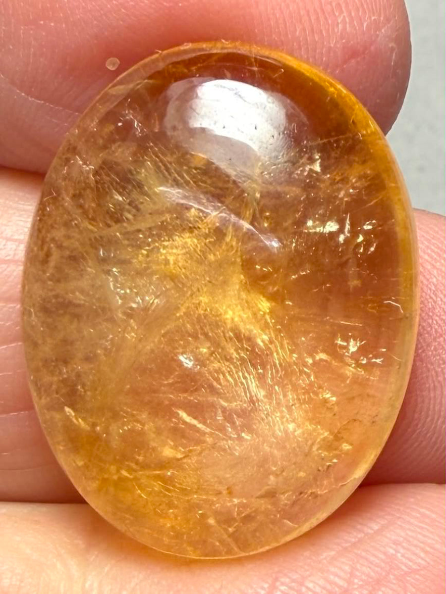 Oval 20x15mm Citrine Cabochon 32