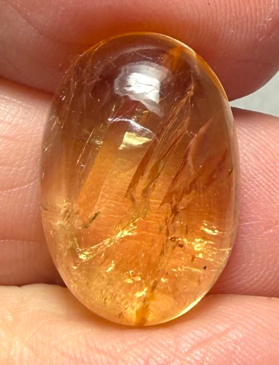 Oval 20x14mm Citrine Cabochon 42