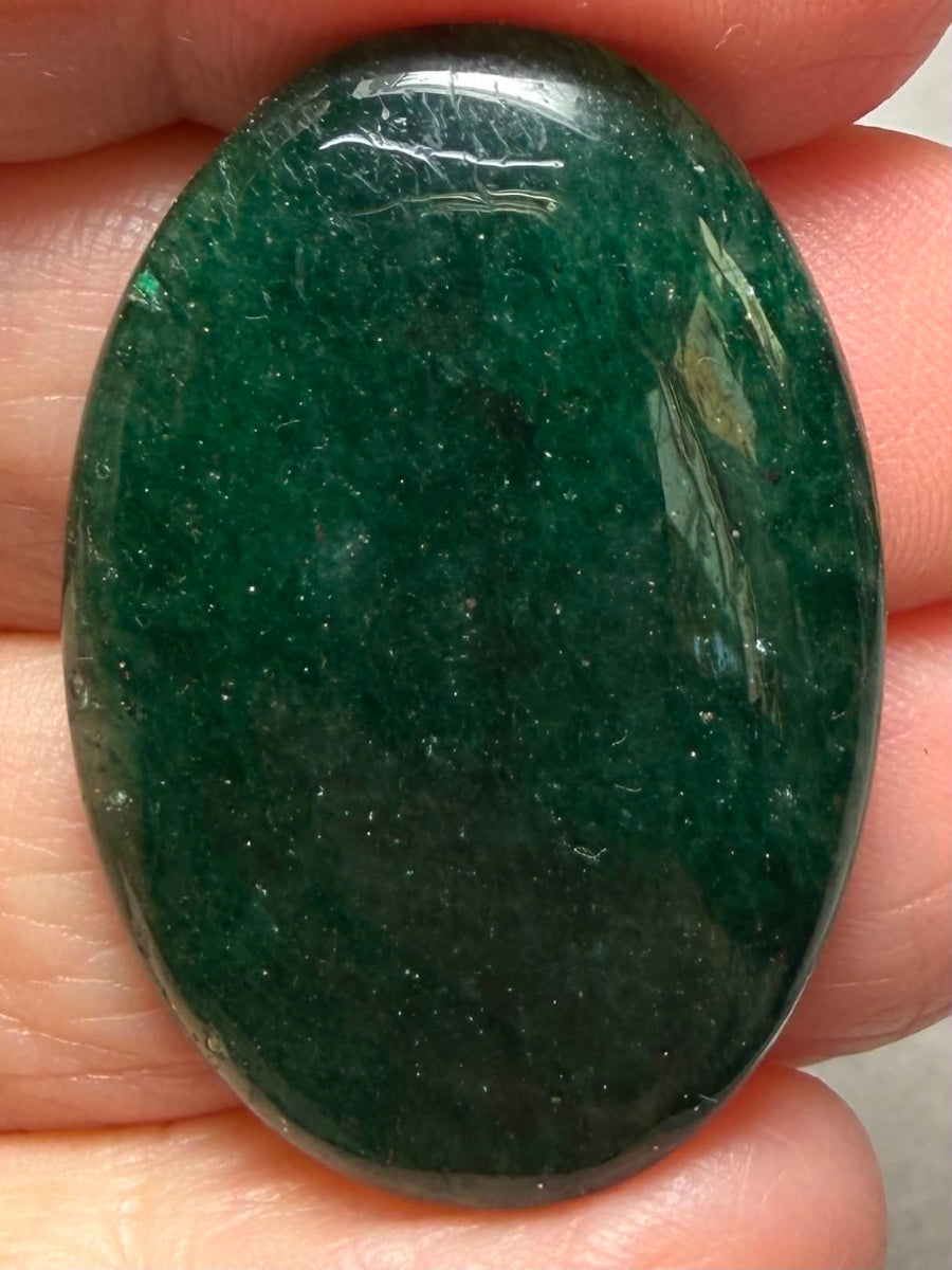 Oval 43x29mm Green Aventurine Cabochon 03