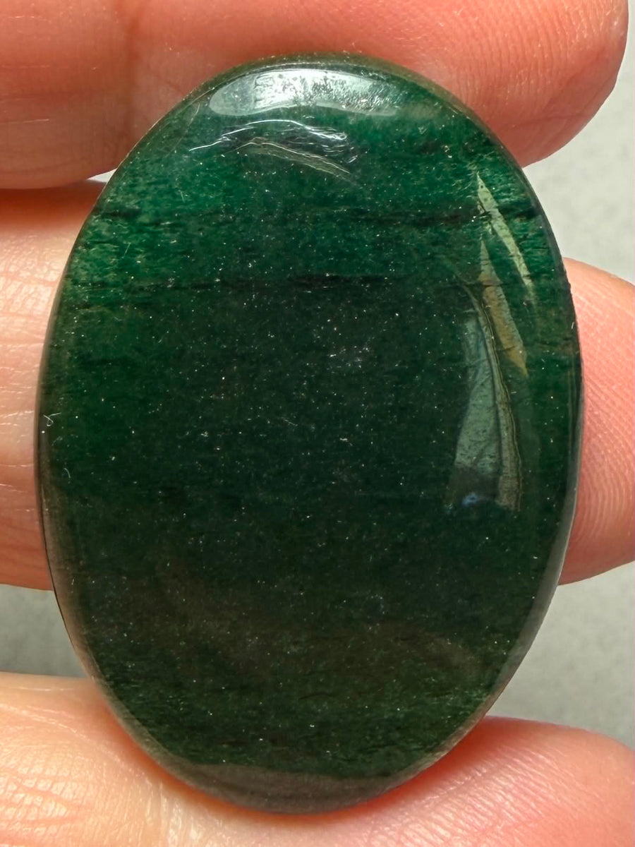 Oval 39x29mm Green Aventurine Cabochon 04