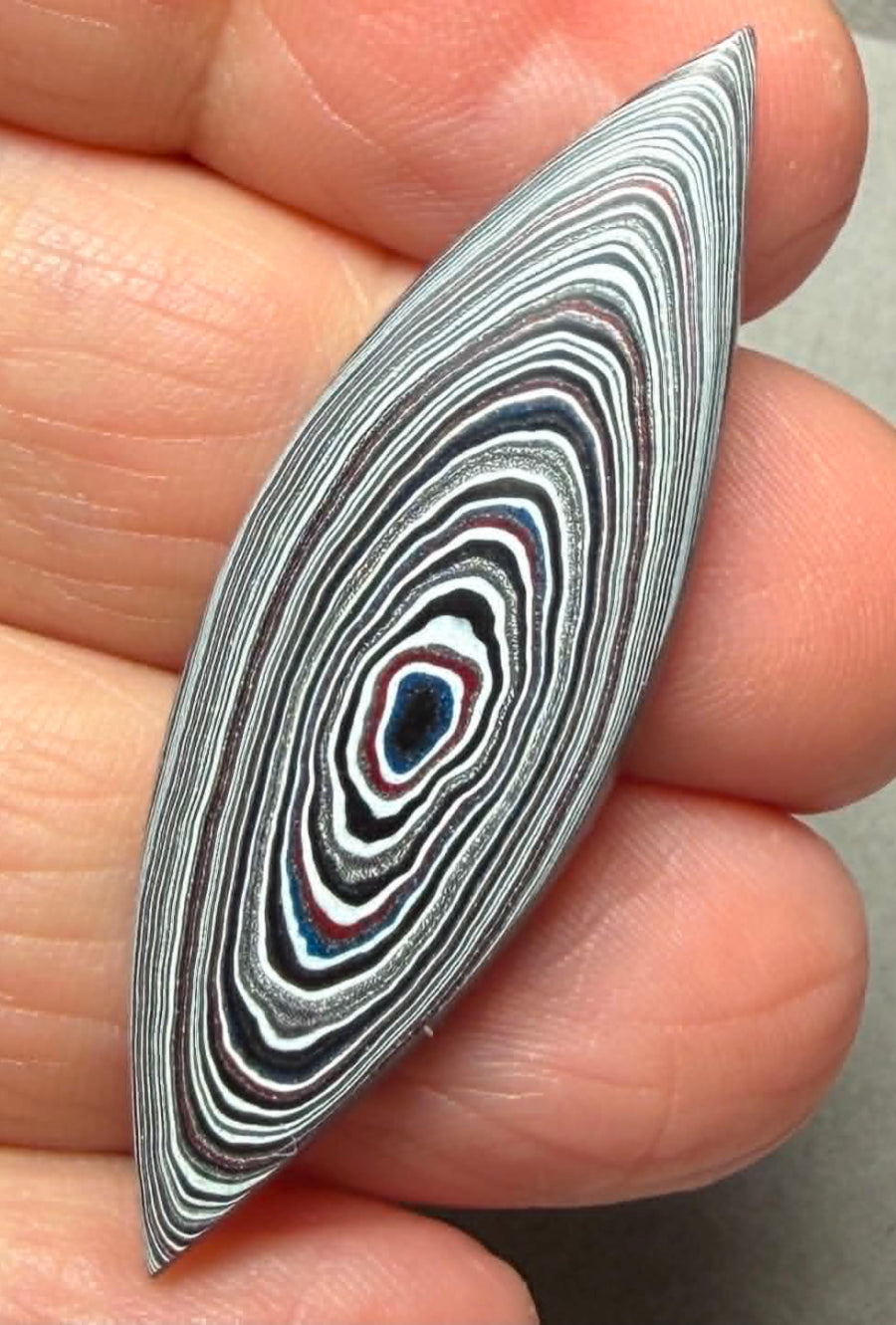 Marquise 46x15mm Kenworth Fordite Cabochon 36
